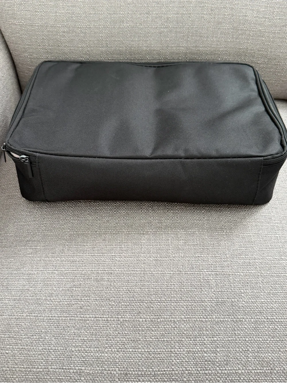 2 sets Black Rectangular Travel Organizer Pouch